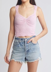 Free People Love Letter Floral Smocked Top