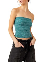 Free People Love Letter Jacquard Tube Top