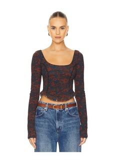 Free People Melanie Long Sleeve Top