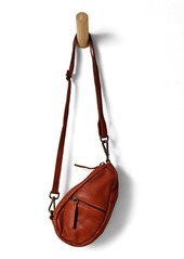 Free People Mini Coffee Date Leather Crossbody Bag