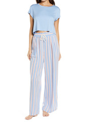 Free People Moonshadow Pajamas in Merry Monday at Nordstrom