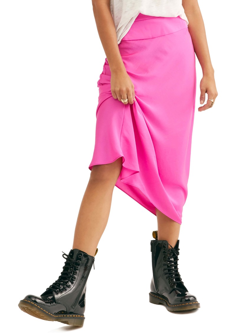 free people satin skirt