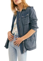 Free People Not Your Brother's Surplus Jacket in Deep Sea at Nordstrom