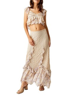 Free People Now & Then Top & Skirt Set