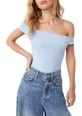 Free People Off to the Races Off the Shoulder Bodysuit