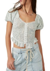 Free People Oh Baby Lace Crop Top