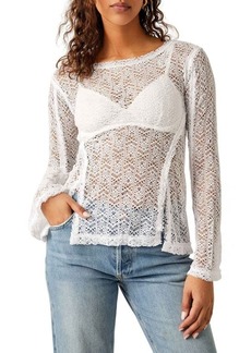 Free People On the Road Twisted Lace Top