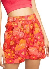 Free People Palo Duro Floral Pull-On Shorts