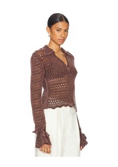 Free People Pointelle Pullover