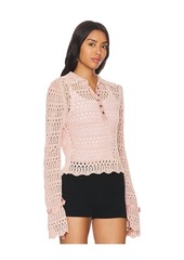 Free People Pointelle Pullover