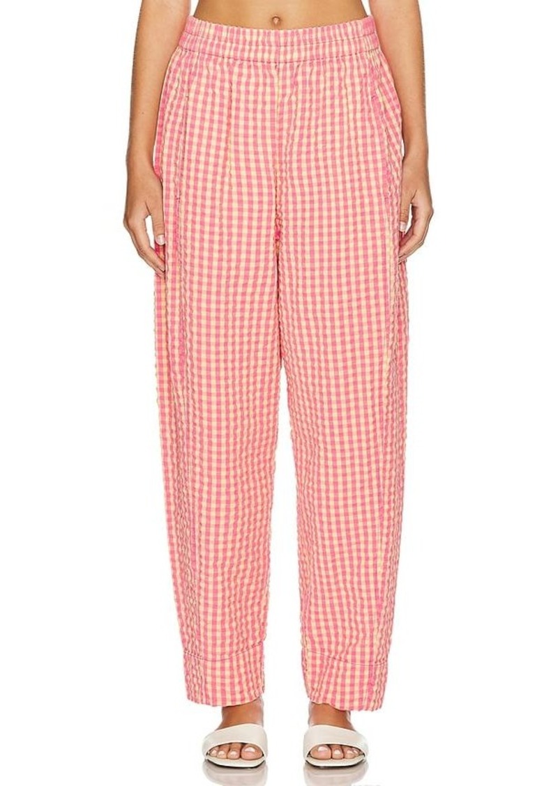 Free People Preppy Poplin Gingham Pants