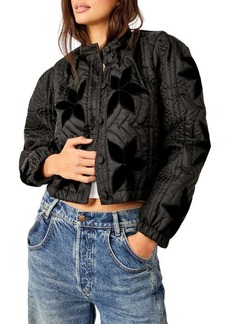 Free People Quinn Quilted Crop Jacket