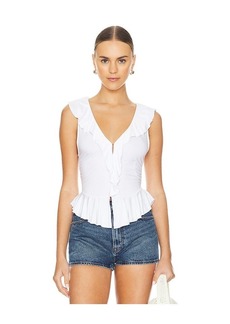 Free People Ruffle Me Away Tank