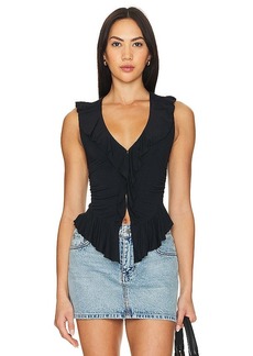 Free People Ruffle Me Away Tank