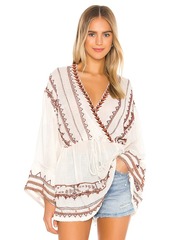Free People Saffron Embroidered Tunic