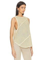 Free People Shore Side Muscle Tank In Dunes