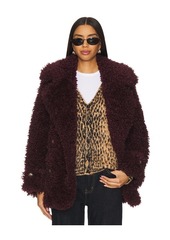 Free People Sophie Faux Fur Peacoat