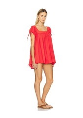 Free People Summer Camp Tunic In Fiery Red