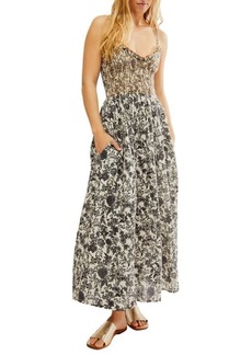 Free People Sweet Nothings Floral Print Sleeveless Maxi Sundress