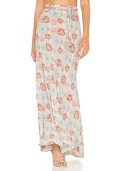 Free People Thats A Wrap Printed Skirt
