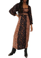 Free People Tigerlily Long Sleeve Maxi Dress in Black at Nordstrom