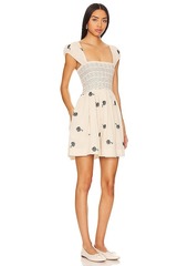 Free People Tory Embroidered Mini Dress