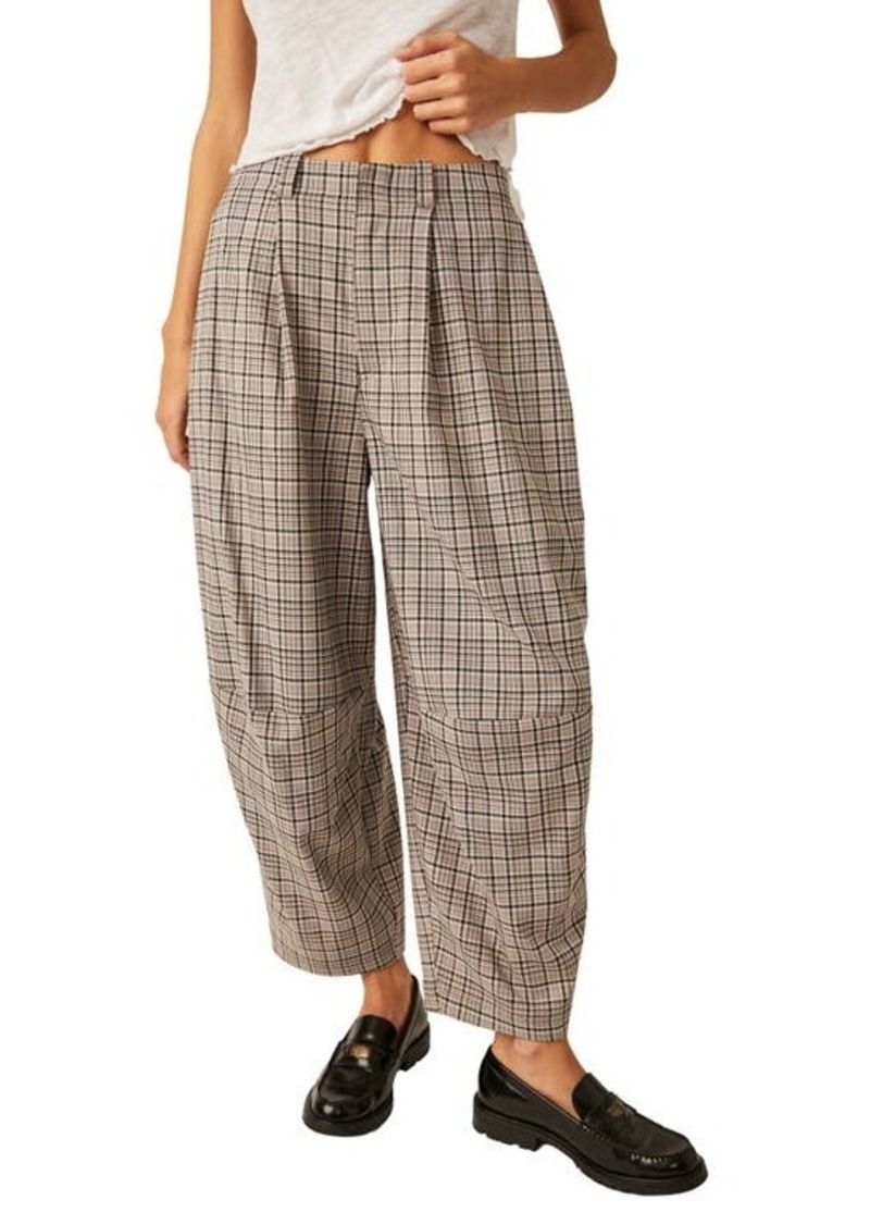 Free People Turning Point Print Trousers