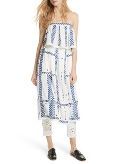 Free People Wild Romance Embroidered Dress