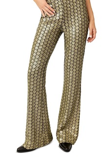 Free People Wilder Days Sequined Flared Pants
