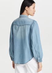 Free People With Love Denim Button Down