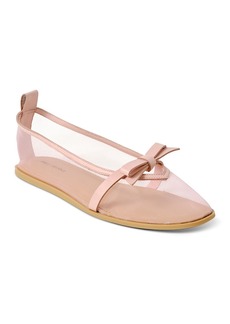 Free People Women's Mesh Mania Bow Flats