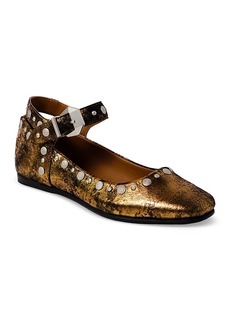 Free People Women's Mystic Ankle Strap Mary Jane Studded Flats