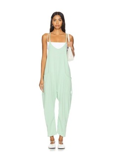 Free People X FP Movement Hot Shot Onesie In Bright Jade