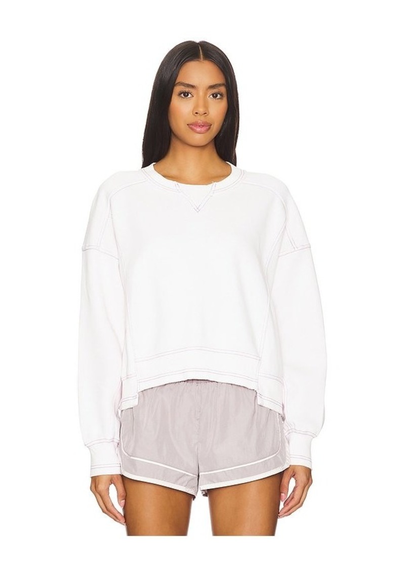 Free People X FP Movement Intercept Pullover In Rose Wash