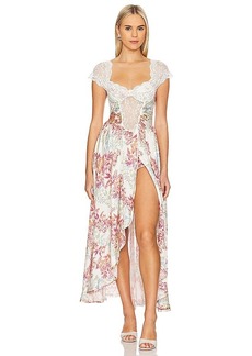 Free People x Intimately FP Bad For You Maxi Dress In Opal Combo