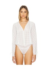 Free People x Intimately FP Everything's Rosy Solid Bodysuit