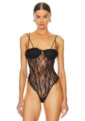 Free People x Intimately FP If You Dare Bodysuit In Black