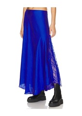 Free People x Intimately FP Make You Mine 1/2 Slip Skirt In Mazrine