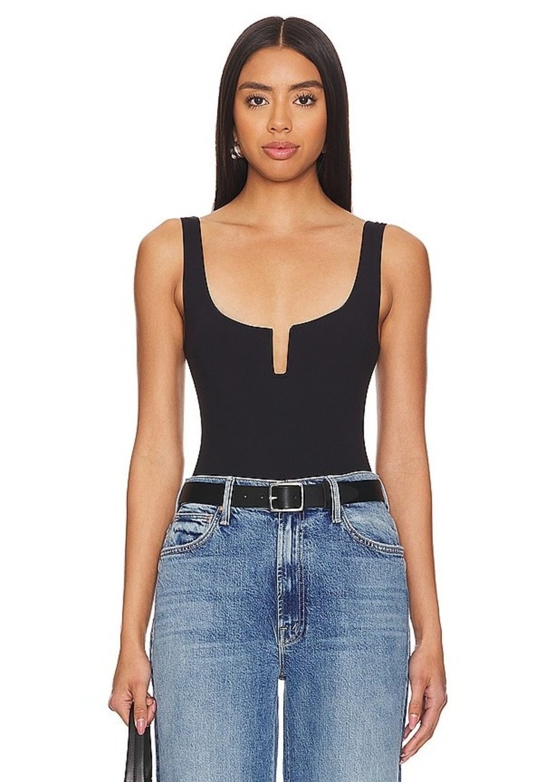 Free People x Intimately FP Romance In Rome Bodysuit In Black