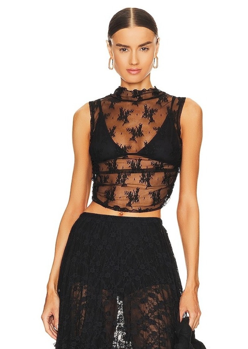 Free People X Intimately FP Solid Nice Try Muscle Top