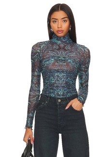 Free People x Intimately FP Under It All Printed Bodysuit In Southwest