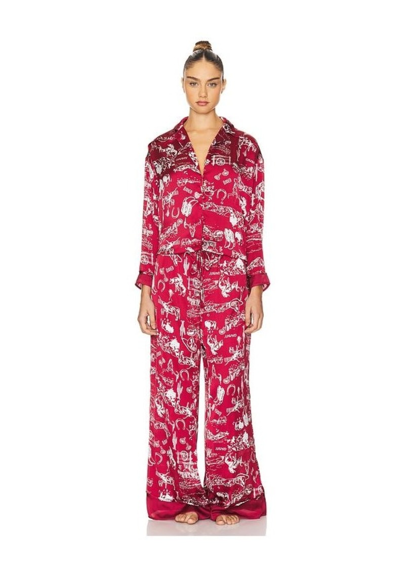 Free People x Intimately FP x REVOLVE Dreamy Days Pj Set In Terracotta Combo