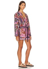 Free People x Revolve Atlas Quilted One Piece In Berry Combo
