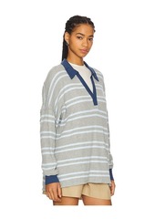 Free People x We The Free Striped Travis Polo Tee