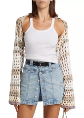 Free People Gia Crocheted Cotton-Blend Shrug