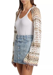 Free People Gia Crocheted Cotton-Blend Shrug