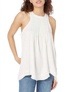 Free People Go To Town Tank Top In Optic White