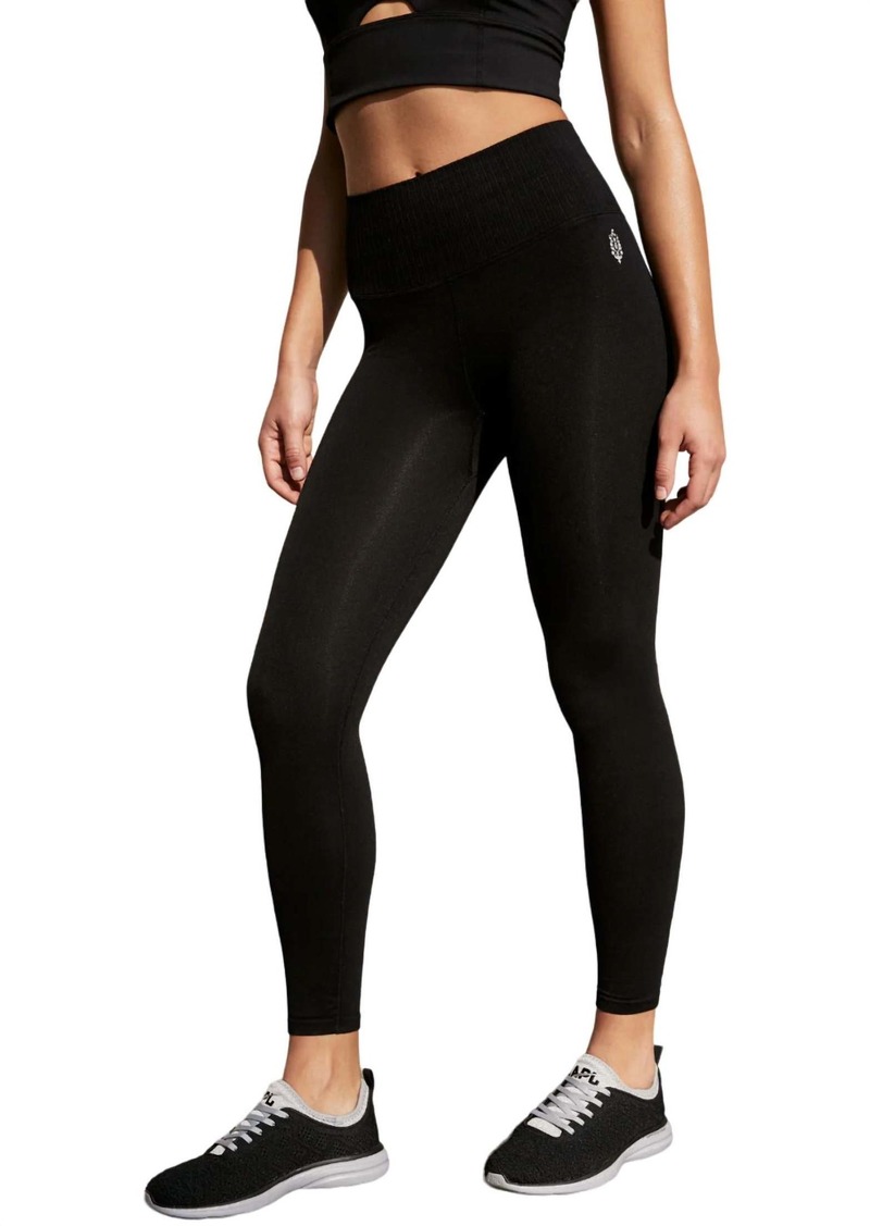 Free People Good Karma Running Legging In Black