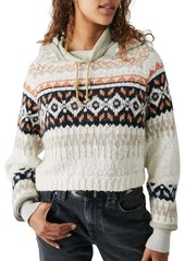 Free People Inverness Hoodie In Oatmeal Spice Combo