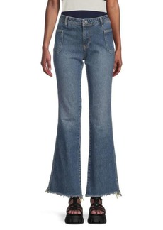 Free People Izzy Mid Rise Flared Jeans
